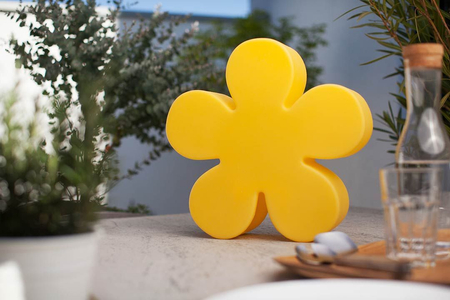 Kwiat LED Lampa zewnętrzna ogrodowa 2700K Biała ciepła Ø40cm żółty 32407W żółty