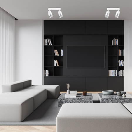 Milagro Flower Chrome Spot 2xGU10 Biały ML0273 BIAŁY + CHROM