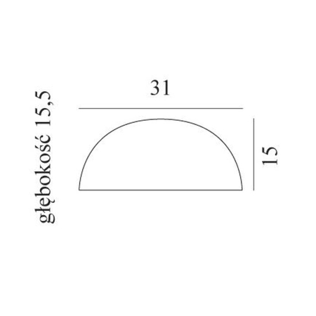 HALDEN 517 ALUMINUM LED 8,5W 3000K