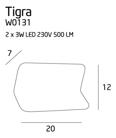 Kinkiet Maxlight W0131 biały