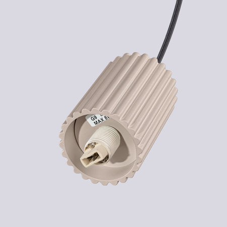 Sollux Lighting Lampa wisząca HALO 1 taupe SL.1744