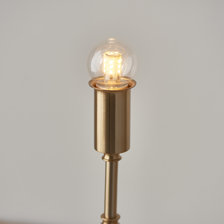 Lampa stołowa Endon Lighting Burley Rechargeable 110458 mosiądz