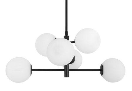 Lampa wisząca Luces Exclusivas TURBO LE41803 biały/czarny