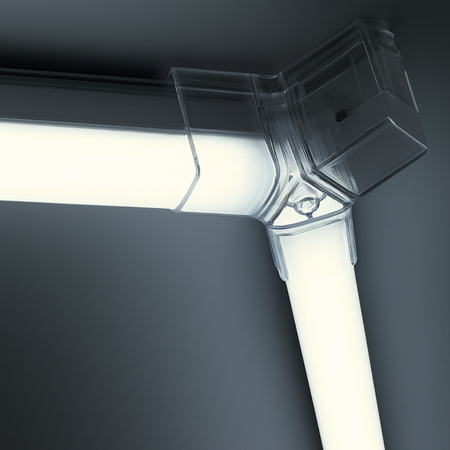 Lampa LED Hexagon Blaupunkt 14,4W panel sufitowy led 4000K CRI90 w kształcie strzałki