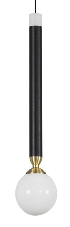 Lampa wisząca Luces Exclusivas UNION LE41810 czarny/mosiądz