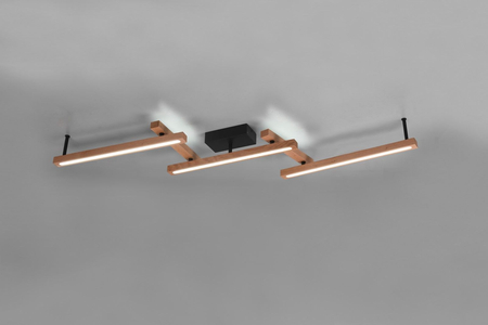 Lampa sufitowa Trio 626410530 drewniany