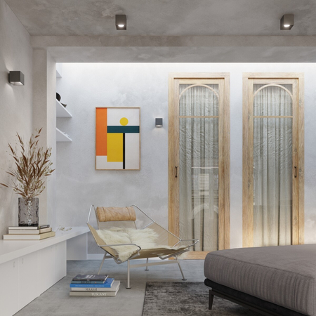 Sollux Lighting Plafon QUAD 1 antracyt SL.0567