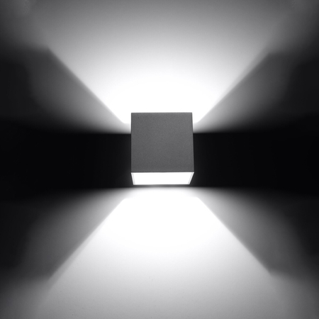 Sollux Lighting Kinkiet QUAD 1 szary SL.0058