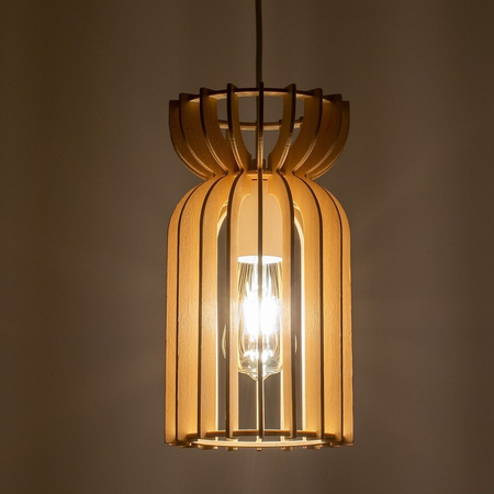 Lampa wisząca KYMI B Nowodvorski 10571 drewniany