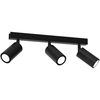 Milagro Lampa sufitowa HUDSON BLACK 3xGU10 MLP8796 CZARNY