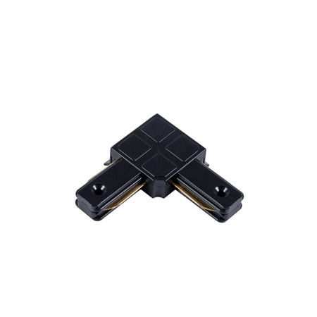 Łącznik Greenie do szyn 1-fazowych 90° czarny - LED