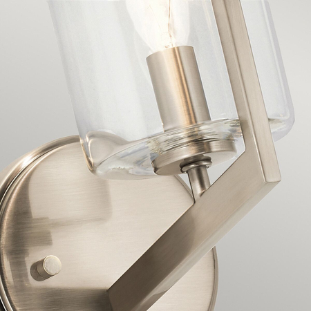 Kinkiet Nye - 1 źródło światła - Klasyczny pewter Quintiesse QN-NYE1-CLP