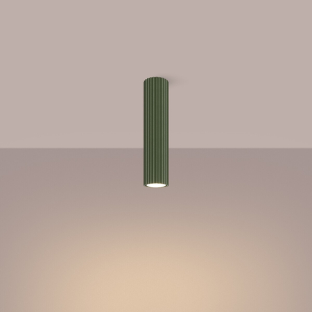 Sollux Lighting Plafon KARBON 30 zielony oliwkowy SL.1608