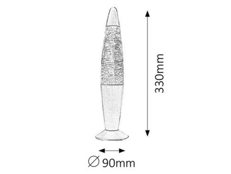 Lampa wewnętrzna Rabalux Millie 4533 srebrny