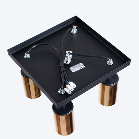 Sollux Lighting Plafon WINX 4 czarny/złoty SL.1386