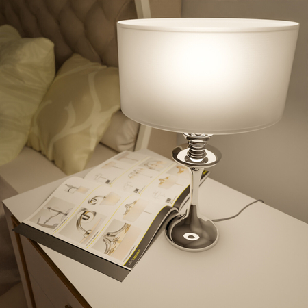 Cosmo Light Lampa stołowa ABU DHABI T01413CH-WH