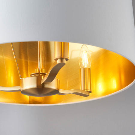 Endon Lighting Lampa wisząca 67667 biały/złoty