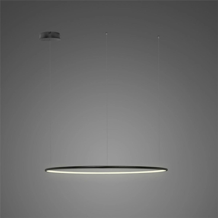 Lampa wisząca Ledowe Okręgi No.1 180cm 3k czarna