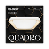Milagro Plafon QUADRO GOLD 66W ML7933 ZŁOTY