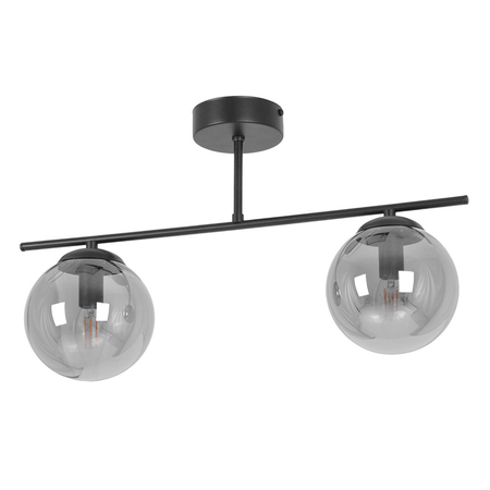 Lampa sufitowa Kaja GAMMA K-5168 czarny, bursztynowy