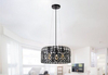 Lampa wisząca Rabalux Alessandra 2158 czarny matowy