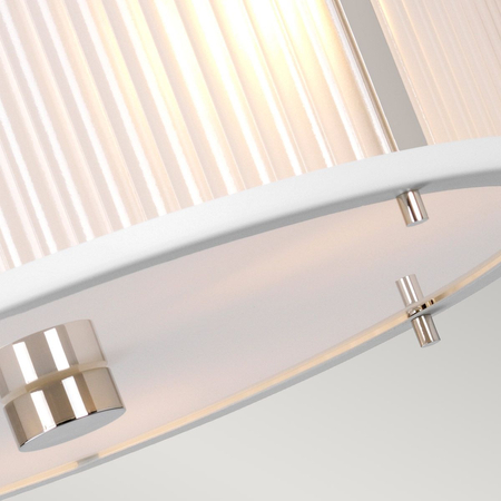 Lampa wisząca Elstead Lighting Corona biały/szary DL-CORONA-3P-WPN