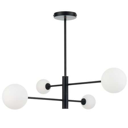 Lampa wisząca Dorado 4xG9 czarna LP-002/4P BK