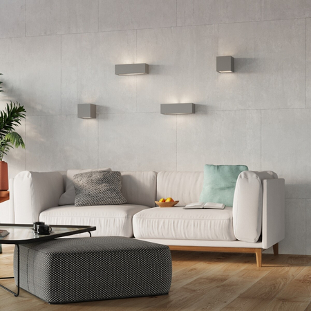 Sollux Lighting Kinkiet ceramiczny LEO szary SL.0871