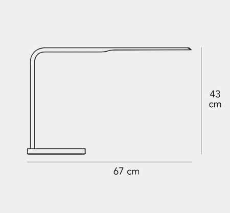 Lampa stołowa Fontana Arte F431205200BIWL Kinx
