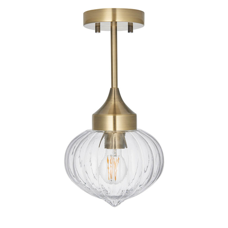 Lampa sufitowa Endon Lighting Addington 97684 mosiądz