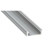 Eko-Light PROFIL ALUMINIOWY CZARNY TYP Z 1m + KLOSZ MLECZNY EKPR6381