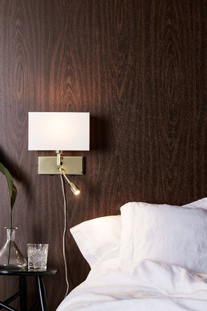 Kinkiet Markslöjd SAVOY 106308 biały/złoty