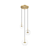 Lampa wisząca Zuma Line P0428-03L-L4AC ENCELADUS LAMPA WISZĄCA ZŁOTA/GOLD