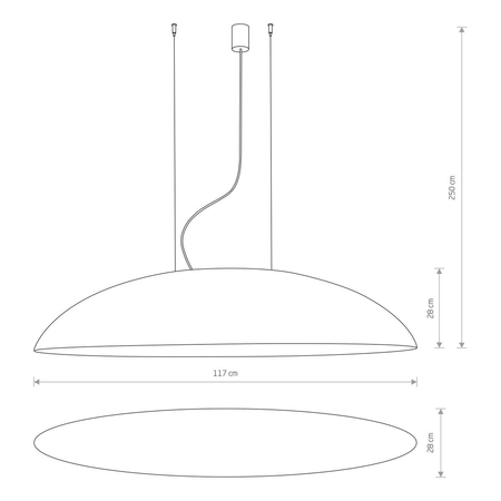 Lampa wisząca CANOE Nowodvorski 10326 biały