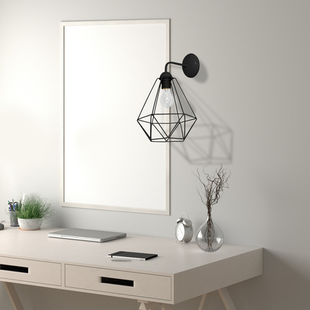 Milagro Kinkiet BASKET BLACK 1xE27 MLP7206 CZARNY