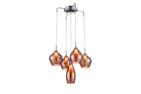 Lampa wisząca Azzardo AZ3172 Amber Milano copper