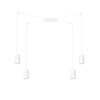 Lampa wisząca TRAKER 4 WH/WHITE Emibig 525/4 biały