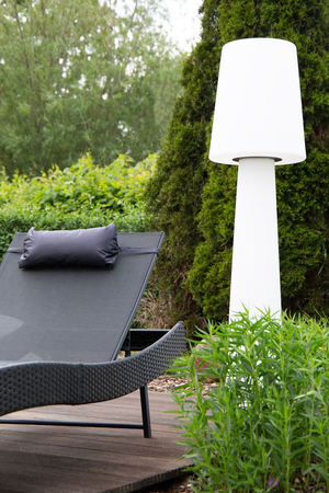Lampa stojąca No.1 zewnętrzna ogrodowa 2700K RGB 160cm, biały 32563L