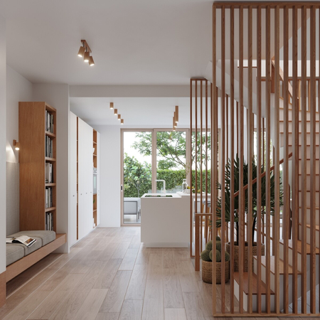 Sollux Lighting Plafon ZEKE 4 dąb SL.1031