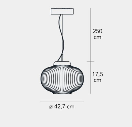 Lampa wisząca LED Fontana Arte F438885150NFLE Kanji