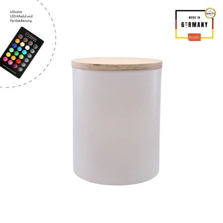 Bęben LED Lampa zewnętrzna ogrodowa 2700K RGB Ø37 32359L biały