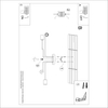 Sollux Lighting Żyrandol TIMBO 4 czarny SL.1669