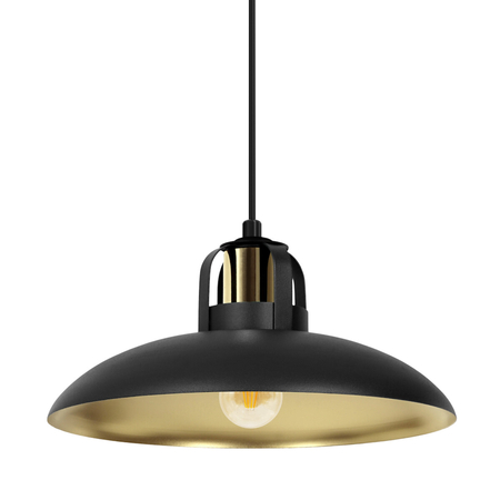 Milagro Lampa wisząca FELIX BLACK/GOLD 1xE27 MLP8906 CZARNY / ZŁOTY