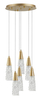 Lampa wisząca Luces Exclusivas PENCO LE41744 mosiądz