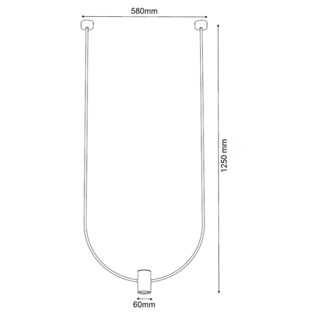 Lampa wisząca Shilo No.C 580 mm 5081