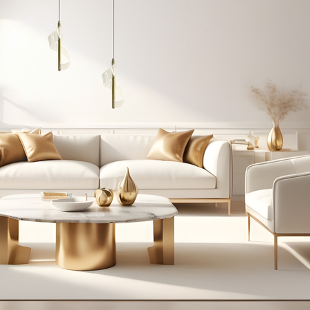 Milagro Lampa wisząca LARGO 10W LED ML1041 ZŁOTY