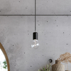 Sollux Lighting Żyrandol EDISON 5 czarny SL.0371