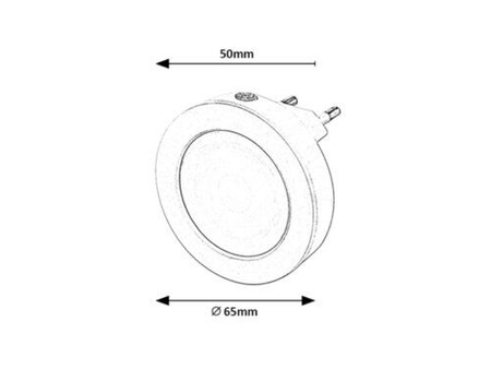 Lampa wewnętrzna Rabalux Pumpkin 2282 biały
