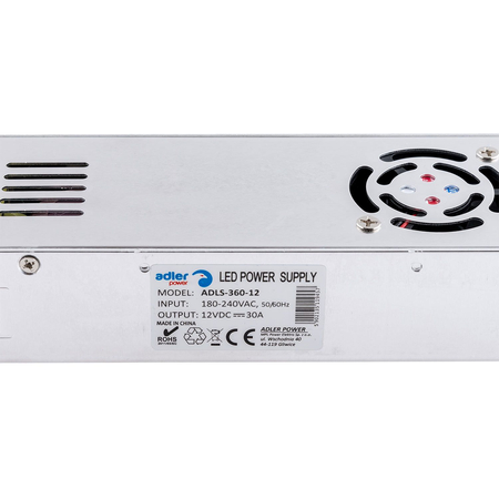 Zasilacz modułowy ADLS 360W-12V ADLER SLIM