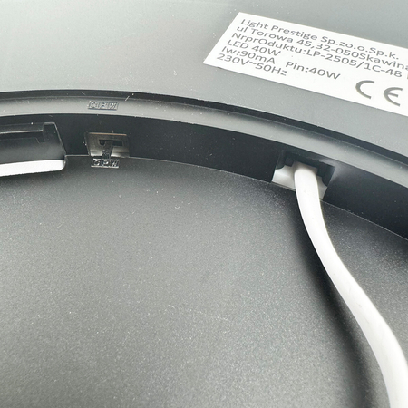 Light Prestige Plafon California 40 cm czarny LED CCT LP-2505/1C-40 BK